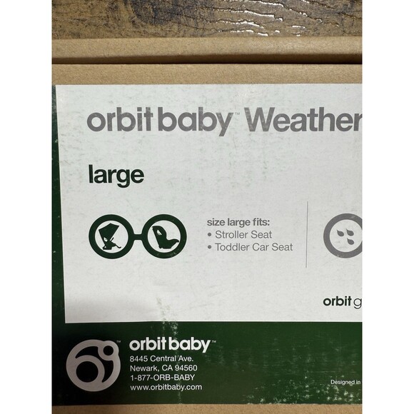 NEW!!! Orbit Baby Weather Pack And Mosquito Net Rain Shield Hard To Find - Picture 3 of 15